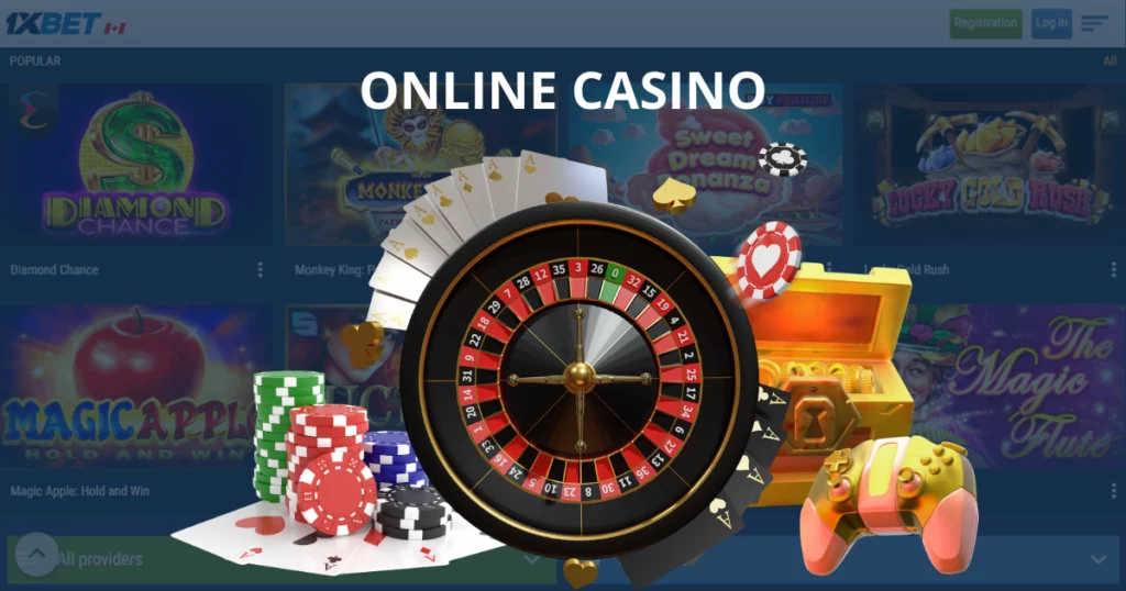 Engaging in Online Casino and Instant Games at 1xBet