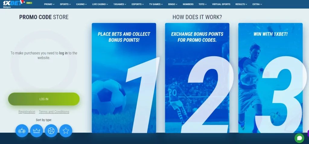 How to Use 1XBet Promo Codes in Malaysia at Mobile App