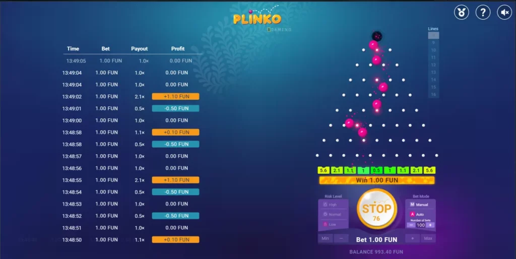 Plinko at 1xBet Malaysia
