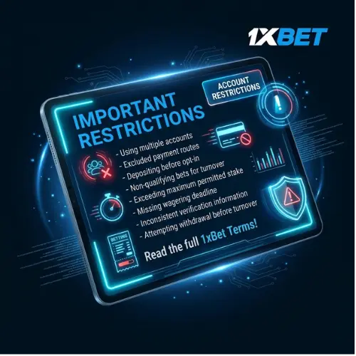 Important Restrictions