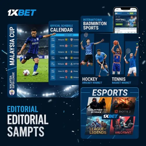 Pasaran Sukan yang Tersedia di 1xBet